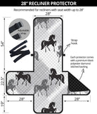 Horse Pattern Recliner Cover Protector