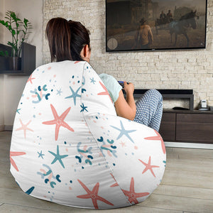 Starfish Pattern Background Bean Bag Cover