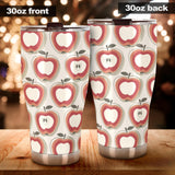 Red Apple Pattern Tumbler