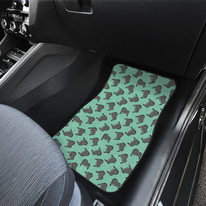 Piano Pattern Print Design 04 Front Car Mats