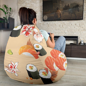 Sushi Pattern Bean Bag Cover