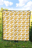 Pancake Pattern Print Design 05 Premium Quilt