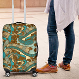 Coffee Bean Pattern Graphic Ornate Luggage Covers