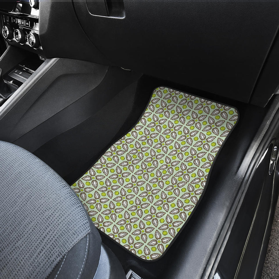 Cocoa Pattern background Front Car Mats