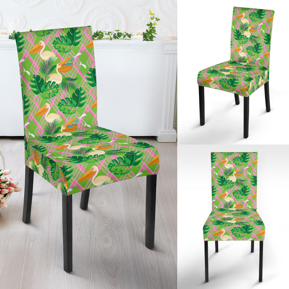 Pelican Pattern Print Design 05 Dining Chair Slipcover