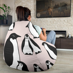 Penguin Pattern Background Bean Bag Cover