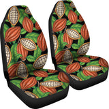 Cocoa Leaves Pattern Universal Fit Car Seat Covers