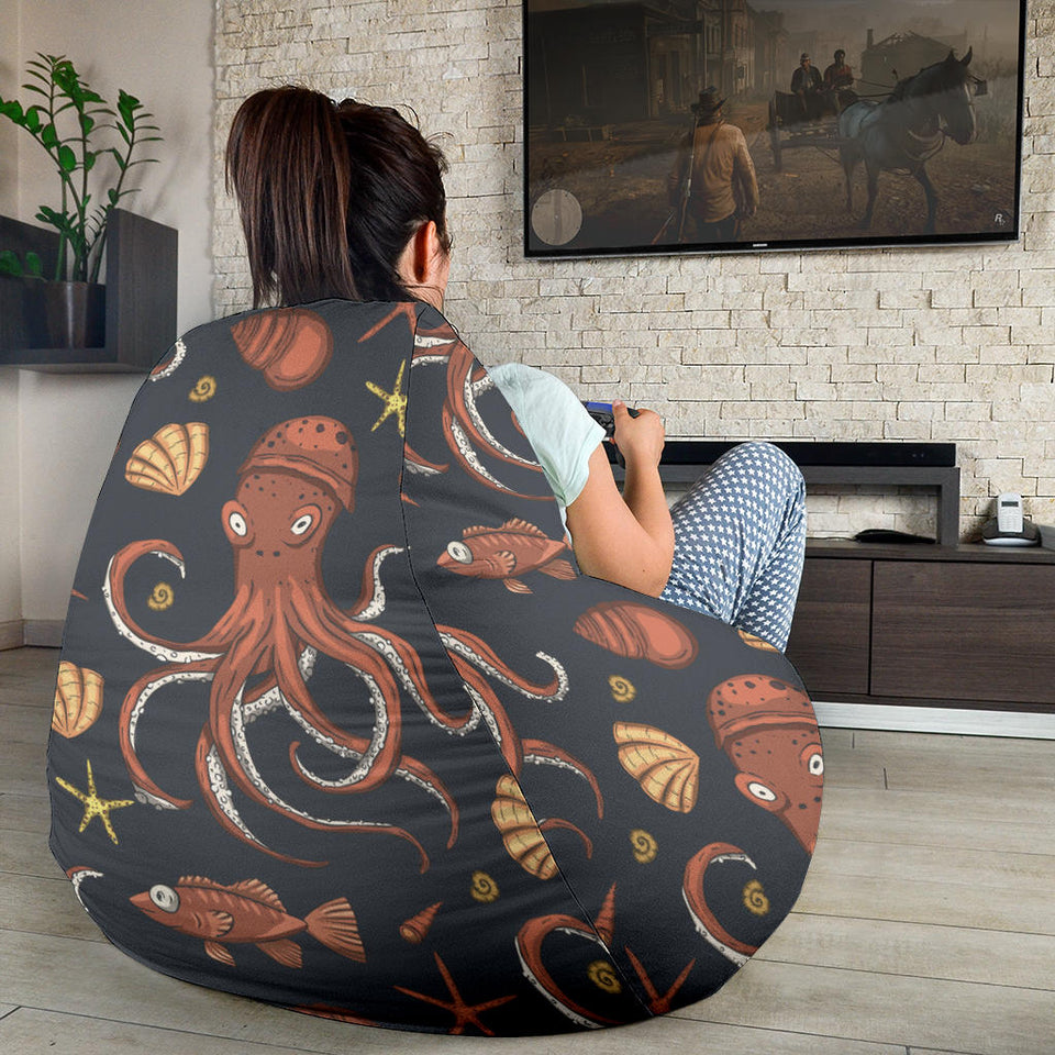 Octopus Pattern Bean Bag Cover