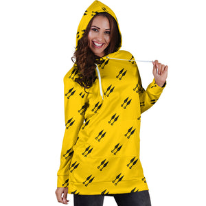 Ninja Weapon Pattern Women Hoodie Dress