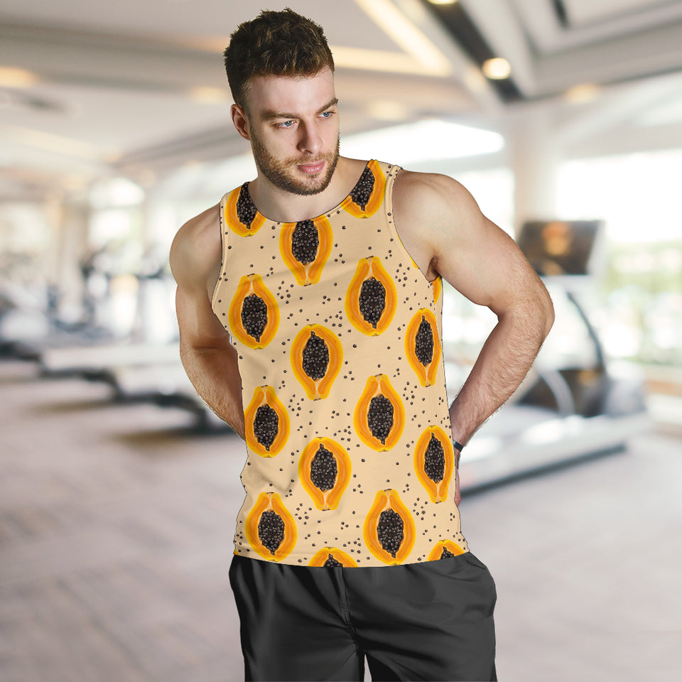 Papaya Pattern Men Tank Top