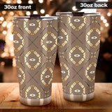 Traditional Boomerang Aboriginal Pattern Tumbler