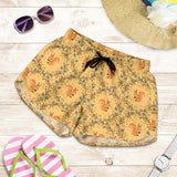 Squirrel Pattern Print Design 01 Women Shorts
