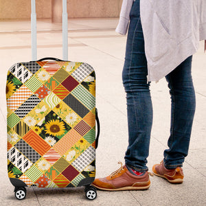 Sunflower Pattern Luggage Covers