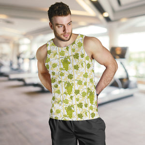 Grape Pattern Background Men Tank Top