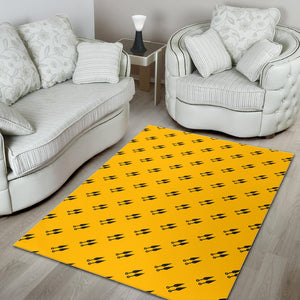 Ninja Weapon Pattern Area Rug