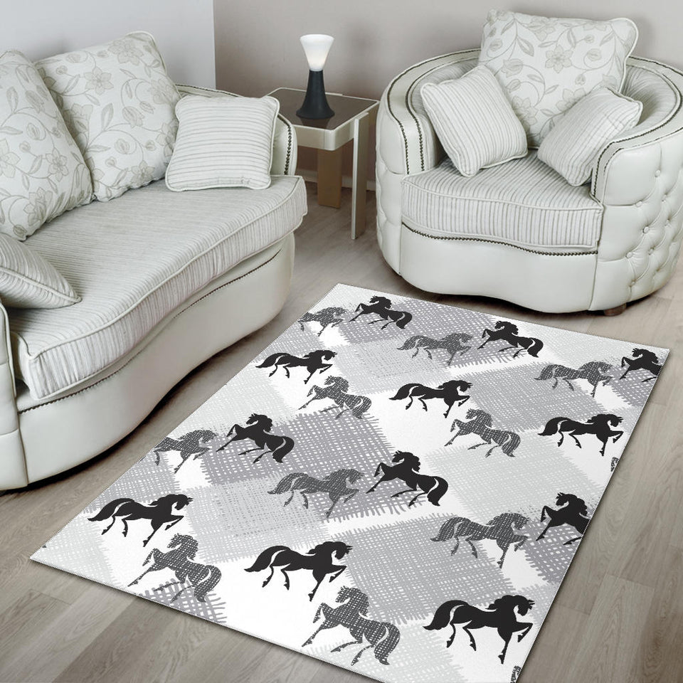 Horse Pattern Area Rug