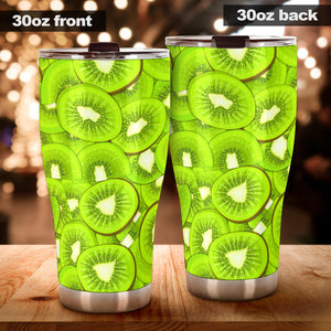 Sliced Kiwi Pattern Tumbler