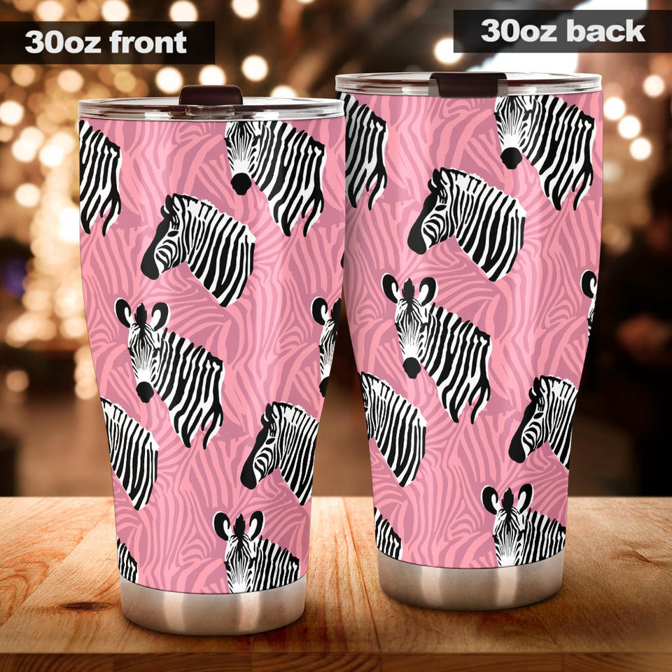 Zebra Head Pattern Tumbler