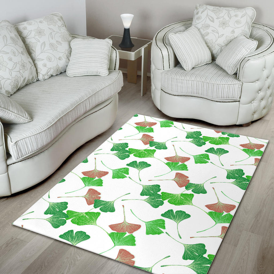 Ginkgo Pattern Area Rug