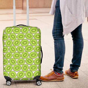 Sliced Kiwi Pattern Background Luggage Covers