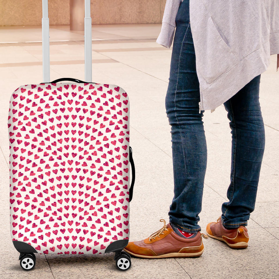 Heart Wave Pattern Luggage Covers
