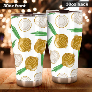 Onion Pattern Background Tumbler