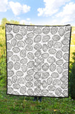 Potato Chips Pattern Print Design 03 Premium Quilt