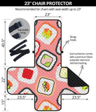 Sushi Roll Pattern Chair Cover Protector