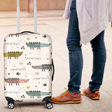 Cute Crocodile Pattern Luggage Covers