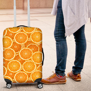 Sliced Orange Pattern Luggage Covers