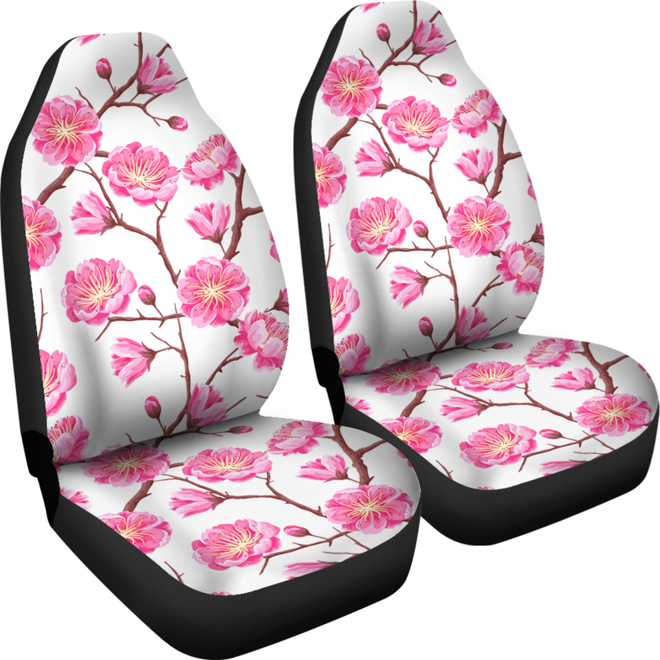 Pink Sakura Pattern Universal Fit Car Seat Covers