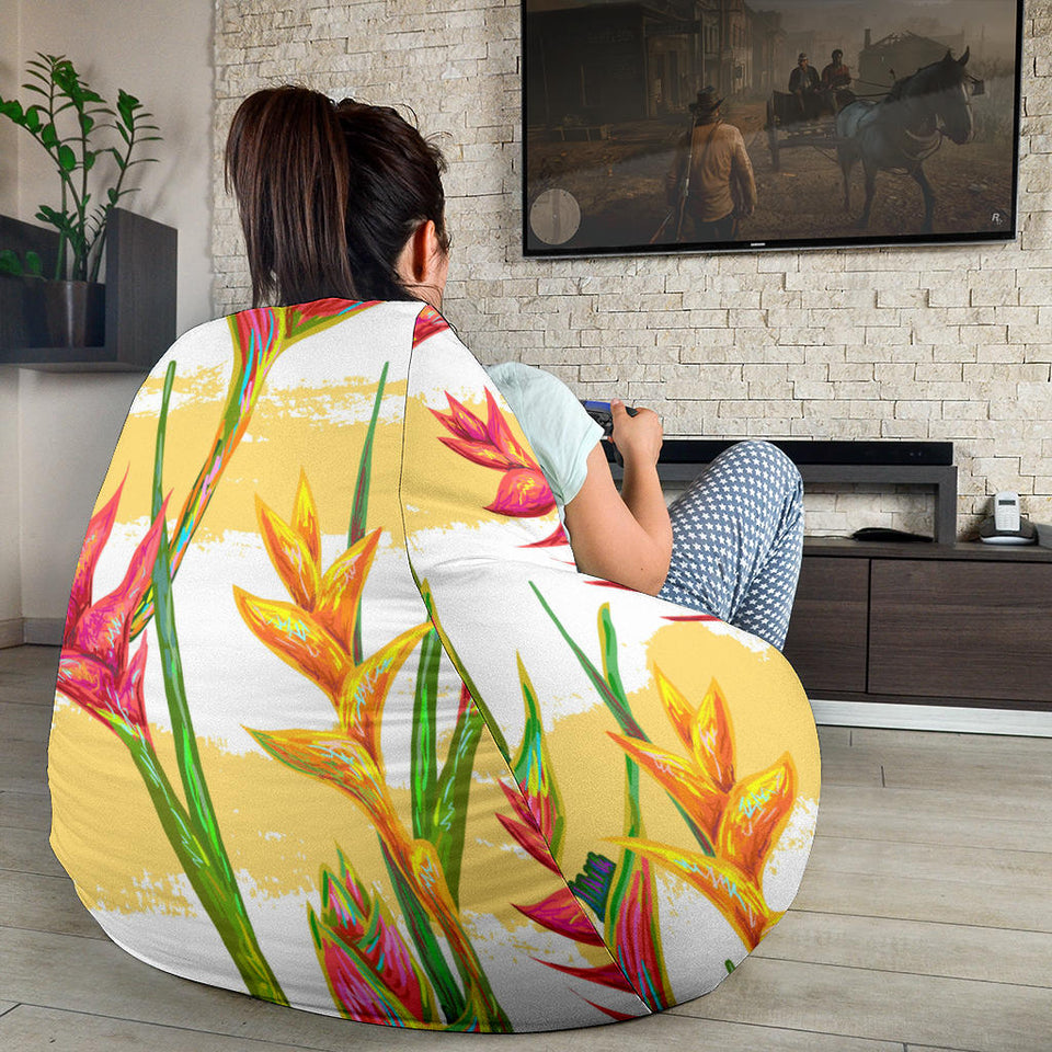 Heliconia Pattern Bean Bag Cover