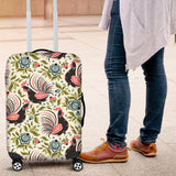 Rooster Chicken Leaves Pattern Luggage Covers