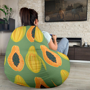 Papaya Pattern Background Bean Bag Cover