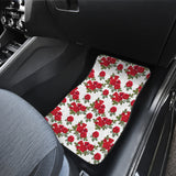 Rose Pattern Print Design 05 Front Car Mats