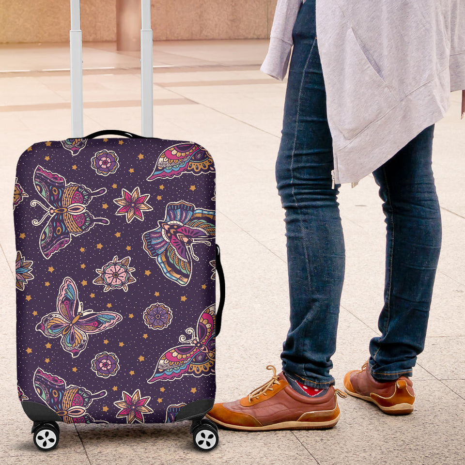Butterfly Star Pokka Dot Pattern Luggage Covers