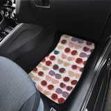 Sun Glasses Pattern Print Design 04 Front and Back Car Mats