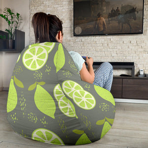 Lime Pattern Theme Bean Bag Cover