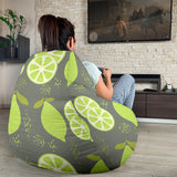 Lime Pattern Theme Bean Bag Cover