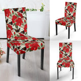Hibiscus Pattern Print Design 04 Dining Chair Slipcover