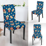 Popcorn Pattern Print Design 03 Dining Chair Slipcover