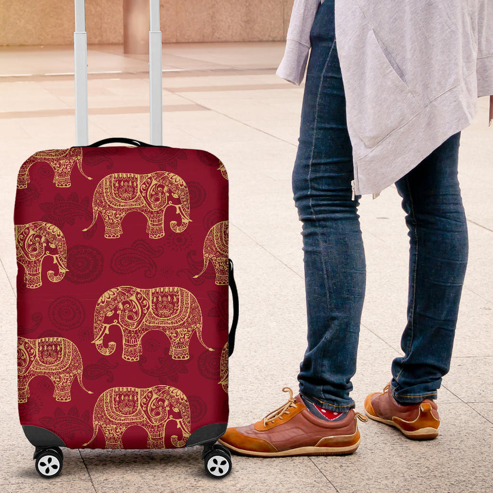Elephant Tribal Pattern Luggage Covers