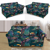 Toucan Pattern Loveseat Couch Slipcover