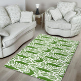 Crocodile Pattern Area Rug