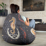 Seahorse Pattern Bean Bag Cover