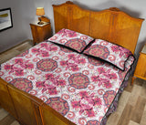 Indian Pattern Quilt Bed Set