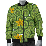 Cucumber Pattern Theme Men Bomber Jacket