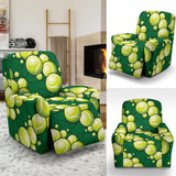 Tennis Pattern Print Design 04 Recliner Chair Slipcover