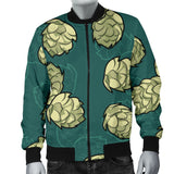 Hop Pattern Background Men Bomber Jacket