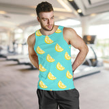 Lemon Theme Pattern Men Tank Top